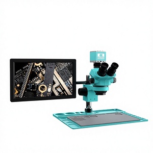 กล้องจุลทรรศน์สเตอริโอแบบสามตา RF4 RF7050TVD2-4KC1-156M ความละเอียด 3840x2160 กล้อง 4K Ultra HD หน้าจอ 15.6 นิ้ว 4K สำหรับซ่อมโทรศัพท์มือถือ - Product Image 2