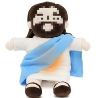 CE CPC Jesus Bear, Peluche apaisante religieuse, Cadeau de Noël pour l'école du dimanche et l'église, Personnalisation ODM EDM, Fournisseur unique