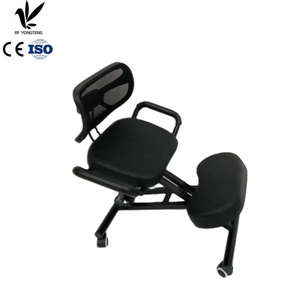 Chaises ergonomiques <span class=keywords><strong>de</strong></span> correction silencieuses à roulettes personnalisables en direct d'usine, cadre en métal avec dossier <span class=keywords><strong>pour</strong></span> le bureau et l'étude - Product Image 1