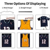 Boîte de présentation pour maillot de sport en MDF blanc fait main de qualité supérieure, 45x60cm, impression UV, avec façade HD PS pour décoration murale