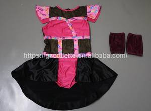 NOUVEAU Costumes de danse Dames Sexy Lycrial Mesh <span class=keywords><strong>Jazz</strong></span> Short Minim Dress Stage Leotard Fitted <span class=keywords><strong>Modern</strong></span> Green Spandex Competition Dress - Product Image 3