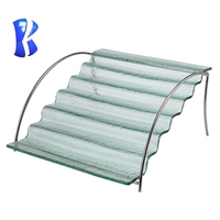 OKEY Fournitures de restauration en gros, supports à gâteaux dorés pour l'après-midi, supports à thé à 3 niveaux, élégants supports à buffet de mariage, traiteur, stand à goûter