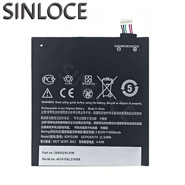 3000mAh B2PS5100 X9 ONE X9 Mobile Phone Battery for HTC Desire 10 Pro Phone Battery Manufacturer