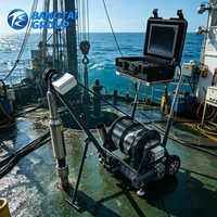 Caméra de forage de 73 mm, étanche IP68, système d'inspection de puits profonds avec câble de 300 m et moniteur HD pour puits profonds et études géologiques