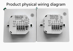 Contrôleur de température WiFi, mode manuel et automatique, fonction de mémoire de mise hors tension, fonction antigel pour système de chauffage électrique par le sol - Product Image 5