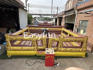 EASYFUN - Toro Mecánico Inflable Comercial al por Mayor, Colchoneta <span class=keywords><strong>para</strong></span> Montar en Toro Mecánico, Juegos <span class=keywords><strong>de</strong></span> Montar con Efecto <span class=keywords><strong>de</strong></span> Humo <span class=keywords><strong>para</strong></span> <span class=keywords><strong>Fiestas</strong></span> - Product Image 5