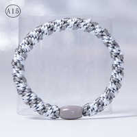 Vente en gros d'accessoires pour cheveux personnalisés avec logo, élastiques résistants pour filles, attaches pour cheveux en nylon pour femmes