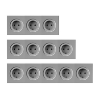 CE-zertifizierte hochwertige 16A Home Elektrische Wand schalter buchse Neues Design Einpoliges IP65 ABS-Material für die EU