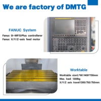 Centre d'usinage vertical VMC1375, contrôlé par FANUC, ATC 24 outils, fraiseuse CNC haute rigidité pour pièces automobiles
