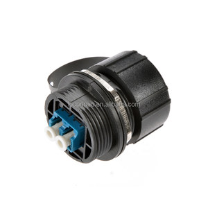 Conector De Fibra Óptica Impermeable ODVA LC Deplex Bulkhead Adaptador Exterior IP67 Para FTTA 5G RRU BBU - Product Image 6