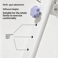 Nouvelle Machine à Monter les Escaliers Pliable Transfrontalière PPJ007 pour Usage Domestique avec Barres d'Appui ; Appareil d'Entraînement Incliné d'Aérobic Intérieur Fabriqué