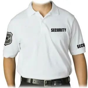 OEM Service Men Security Shirt Security Guard Polo Shirts Workwear T-Shirt Security Polo Shirt