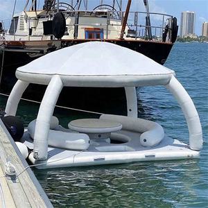 Plataforma Flotante Comercial para Yate Isla Muelle para Barco Casa Flotante Inflable - Product Image 4