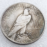 Liberty Skull Pilots Silver Plated Coin Hobo Nickel Art