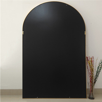 Grand miroir mural de luxe personnalisé pour décoration intérieure, grand corps long et arqué, pour dressing de sol, miroir doré sur toute la longueur, Spiegel Espejo