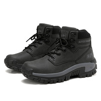 Bottes de randonnée tactiques mi-hautes et basses pour hommes, en cuir spatial, pour le désert, la montagne et le sport, pour le commerce extérieur et les opérations terrestres