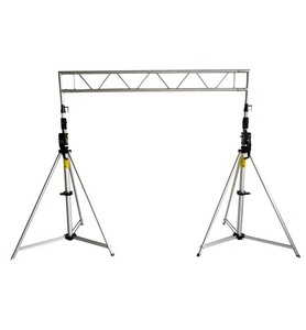 Soporte de Luz para Altavoz de Alta Resistencia de Aleación de Aluminio, Base de Acero, Altura de 1.45-2.58 m, Capacidad de Carga de 50 kg, Soporte de Iluminación con Manivela - Product Image 4