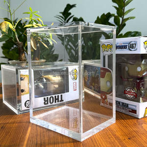 TCG-Protector acrílico transparente personalizado, fabricante Funko Pop, funda rígida apilable de 4 pulgadas, funda magnética Pokemon Funko Pop Thor Marvel - Product Image 2