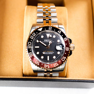 Automatic Mechanical Movement Stainless Steel Band NH34 Automatic Movement Sapphire Crystal Rotating Bezel Men's Watch - Product Image 2