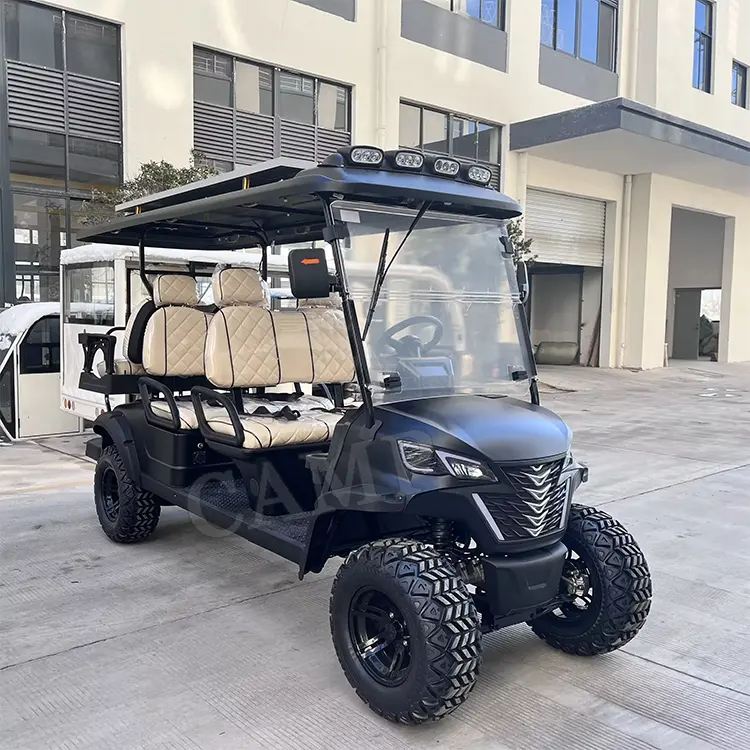 CAMP Wholesale Price 6 Seaters Electric Golf Cart Cheap Price Club Car Golf Buggy Luxury Golf Cart