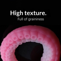 Dilatateur anal en silicone liquide SM, forme irrégulière, extra-long, extra-large, extra-épais, en forme de tentacule de pieuvre, jouet sexuel