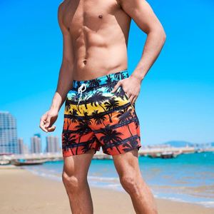 Traje de Baño JYJ para Hombre, Secado Rápido, Cintura Alta, Estampado, Casual - Product Image 2
