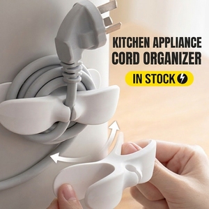 Support <span class=keywords><strong>enrouleur</strong></span> de cordon en gros pour appareils de cuisine, organisateur de câbles pour friteuse à air, cafetière, mixeur - Product Image 2