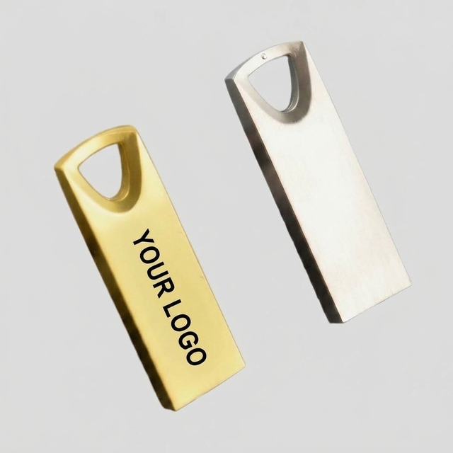 Metal USB Flash Drive USB2.0/3.0 Custom Logo Electronic Promotional Gift Portable Mini Memory Stick 32GB 64GB 128GB 256GB 1TB
