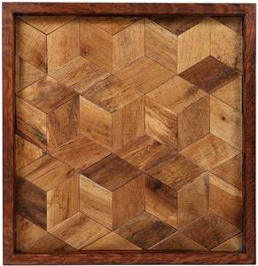 Décoration murale en bois rustique et esthétique Décorations pour la maison Encadrées et prêtes à accrocher Technique peinte à la main - Product Image 2