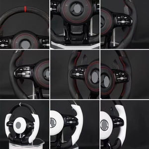 Pour <span class=keywords><strong>volant</strong></span> en cuir de sport Mercedes Benz <span class=keywords><strong>AMG</strong></span> pour les nouvelles mises à niveau de modèles, y compris C63 E63 E53 GT FLE GLS <span class=keywords><strong>A35</strong></span> GLB35 CLA G63 - Product Image 5
