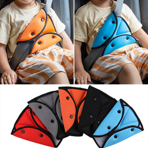 Cinturón de seguridad para niños, almohadillas triangulares para los hombros, accesorio de seguridad para coche para niños de 2 a 3 años, cuero Artificial, capacidad de carga de 12kg - Product Image 5