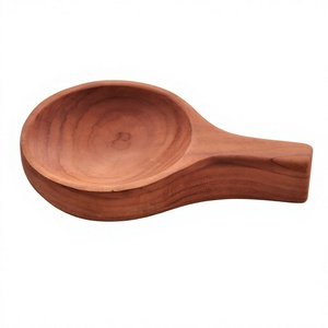 Cuillère à café en bois naturel au design classique, écologique, avec long manche, multi-capacités (10-30 ml), ustensile de mesure de cuisine - Product Image 3