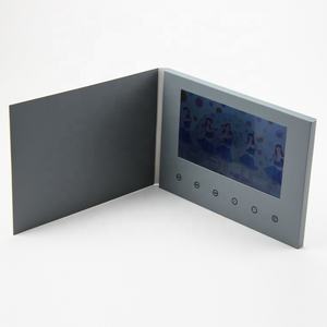 Libro de presentación de agradecimiento, regalos de negocios pequeños personalizados, pantalla lcd de 7 pulgadas, tarjetas de vídeo de felicitación promocional - Product Image 2