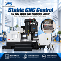 Centre d'usinage CNC à portique XINSHUO 3 axes avec système de contrôle CNC BT50 GC2013, déplacement 2000/1200/800 mm, table 2000x1100 mm, fraisage CNC