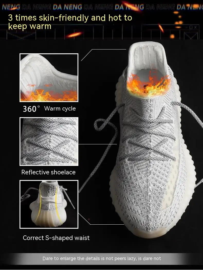 Winter 2022 Original Yeezy 350 V2 Sneakers Men Women Breathable Jogging Shock Casual Running Men Sport Shoes to keep warm