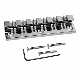 Puente de Guitarra de 12 Cuerdas, Puente Rígido Cromado con Afinadores Finos, Piezas de Guitarra al por Mayor Directo de Fábrica - Product Image 3