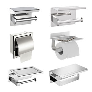 Estante de Almacenamiento para Teléfono Móvil y Papel Higiénico, Diseño Industrial, Soporte Adhesivo para Uso Doméstico, Portarrollos de Papel TIPO 6 - Product Image 1