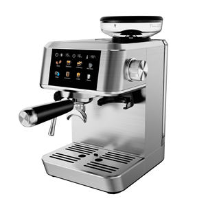 Máquina de Café Espresso OEM 4 en 1 con Tanque de Leche para Cold Brew, 20 Bares, Bomba ULKA Italiana, <span class=keywords><strong>Cappuccini</strong></span> y Molinillo 3 en 1 con Manómetro - Product Image 4