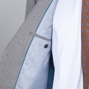 <span class=keywords><strong>Costume</strong></span> de <span class=keywords><strong>Mariage</strong></span> et d'Affaires Sur Mesure <span class=keywords><strong>pour</strong></span> Homme Grande Taille, Respirant, Coupe Slim, Veste Simple Boutonnage Col en V, OEM ODM - Product Image 2