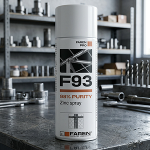 Vernice Spray Professionale Zincata a Freddo 98% Zinco F93 400 ml (Faren 973003 Modello 2240004) - Product Image 3