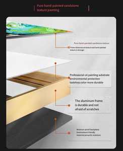 Peintures Murales Personnalisées en Gros, <span class=keywords><strong>Horloge</strong></span> <span class=keywords><strong>Murale</strong></span> Nordique de Luxe Moderne 3D en Métal pour la Maison - Product Image 5