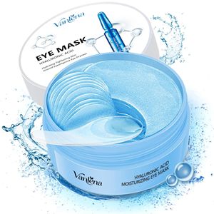 Patchs pour les yeux en collagène et acide hyaluronique OEM/ODM, anti-âge, 30 paires, patchs en gel bleus pour les cernes, les poches et les rides - Product Image 1