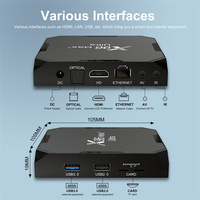 Dispositivo de TV inteligente ndroid 11, decodificador de televisión 8K con Android 96max + ltra 4 b 32Gb 905X4 2,4g 5G, WiFi dual