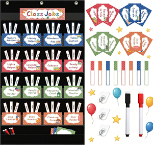 Tableau de gestion des tâches en classe, tableau d'affichage éducatif pour la gestion de la salle de classe, aide pour les enseignants de l'école primaire - Product Image 1