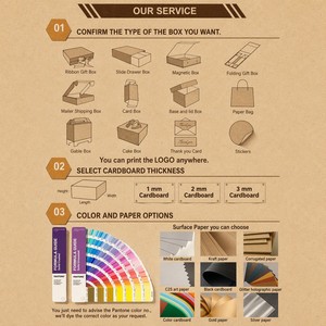 Kotak kertas hadiah emas dapat dilipat kustom untuk kosmetik bahan daur ulang penutupan magnetik laminasi Matt & Embossing - Product Image 4