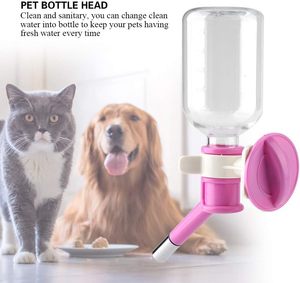 Pet Kennel Dispenser Drinker for Wire Cage <b>Crate</b> Feeder,No Drip Hanging Dog Dispenser Water Bottle - Product Image 4