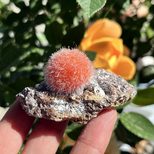 Venta al por mayor de esferas de cuarzo pulido de alta calidad, estilo bohemio, con bola de pelo de zeolita naranja, de moda, regalo de recuerdo único y decoración. - Product Image 3