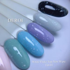 Esmalte de Gel de capa superior, capa Base de escamas blancas, sin limpiar, con muestras gratis de larga duración, superventas - Product Image 4