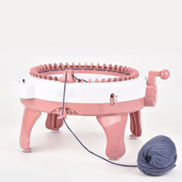 Machine à tricoter circulaire manuelle à manivelle simple pour chaussettes et gants, outil de bricolage pour enfants, facile à utiliser