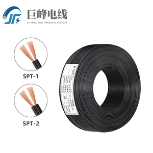 Cable Eléctrico SPT-2 16AWG Negro, Cable Paralelo Doble 105 ℃   Cable de Alimentación Paralelo para Iluminación Automotriz y Electrodomésticos - Product Image 1